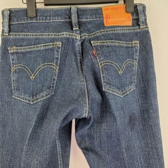 Levi's Premium superlow blue denim jeans size 28 - Picture 8 of 10